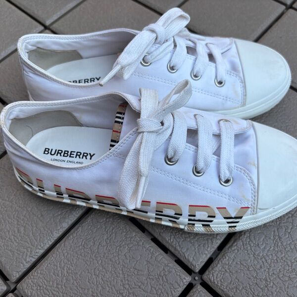 BURBERRY バーバリー チルドレン スニーカー 22cm 22.5cm 靴
