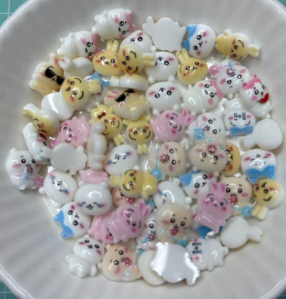 70個 ちいかわ mix ネイルパーツ ミニパーツ デコパーツ ミックス ネイパ