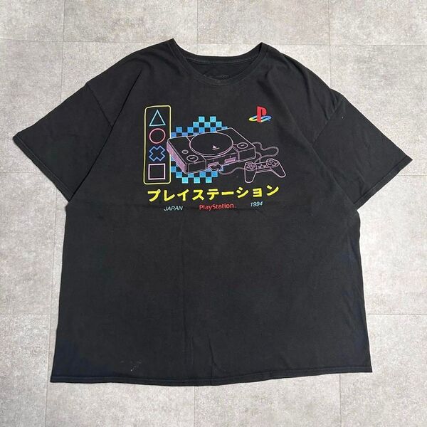 00s Y2K プレーステーション Tシャツ ビンテージ 黒 ブラック 半袖