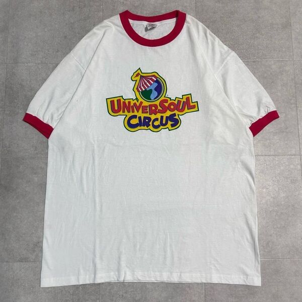 94年 ビンテージ リンガーT Tシャツ 赤 ホワイト XL 古着 半袖 90s