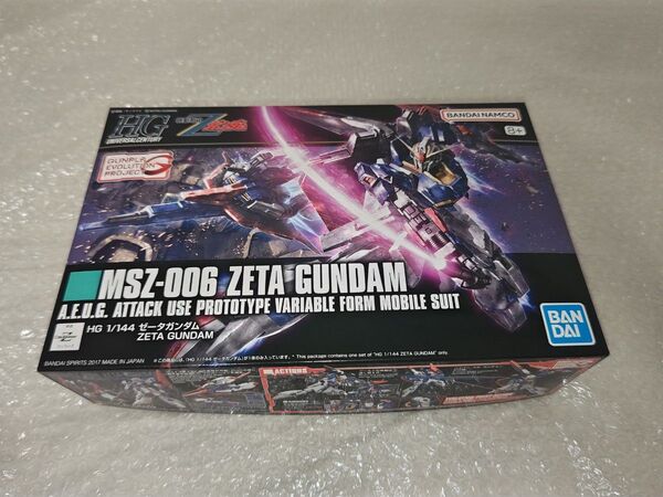 新品未使用 HG Zガンダム 機動戦士Zガンダム ゼータガンダム プラモデル 144スケール