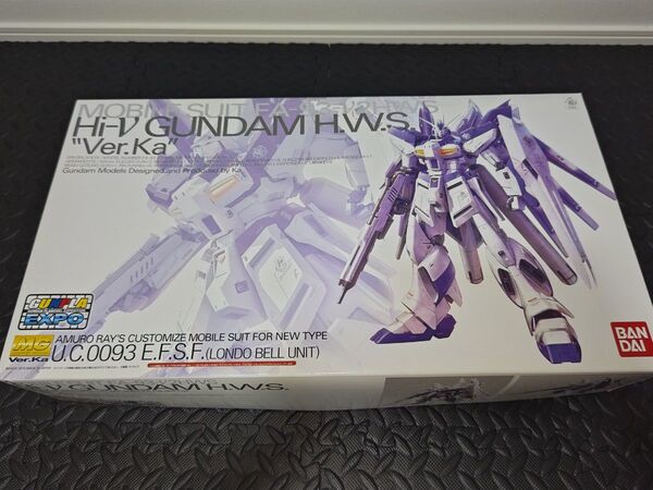 新品未使用 MG Hi-vガンダム H.W.S Ver.Ka メカニカルクリア 未組立 プラモデル ガンプラEXPO限定