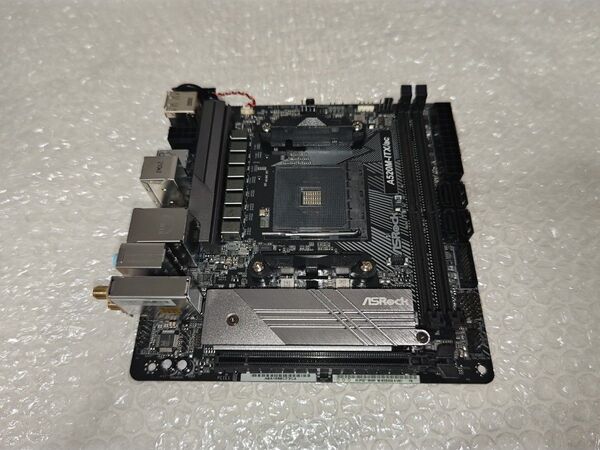 美品 ASRock A520M-ITX/ac 最新BIOS更新済み マザーボード