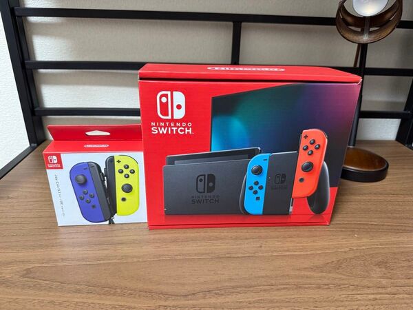 【新品未使用】Nintendo Switch本体 + 純正Joy-Conセット