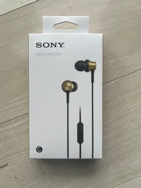 新品未開封 大口径12mmドライバー MDR-EX650AP ソニーイヤホン 保証2025年10月まで 送料込み