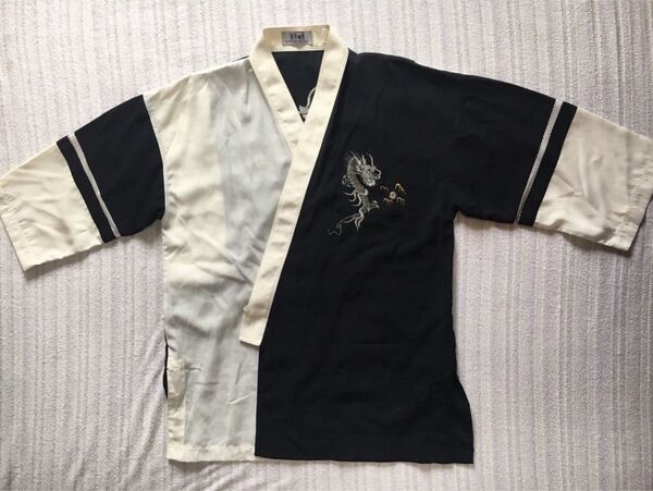 刺繍入りロング甚平 2L