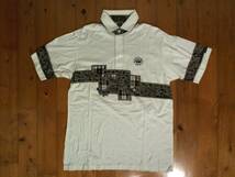 ☆ほぼ未使用品☆ライル＆スコット【LYLE & SCOTT】『waialae country club honolulu hawaii』半袖ポロシャツ ハーフボタン M オフホワイト_画像1