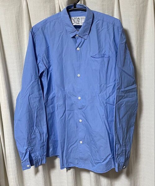 サイズ2 DIGAWEL STANDARD SHIRT 1 SAX ディガウェル シャツ サックス 長袖シャツ
