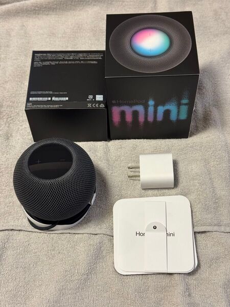 美品 HomePod mini MY5G2J/A スペースグレイ A2374 Apple アップル