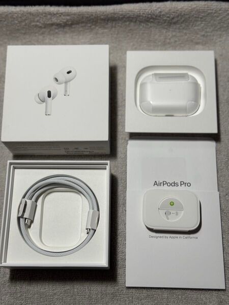 限定保証期間内・購入後1年未満・イヤーチップ未使用 AirPods Pro(第2世代) USB Type-C MTJV3J/A