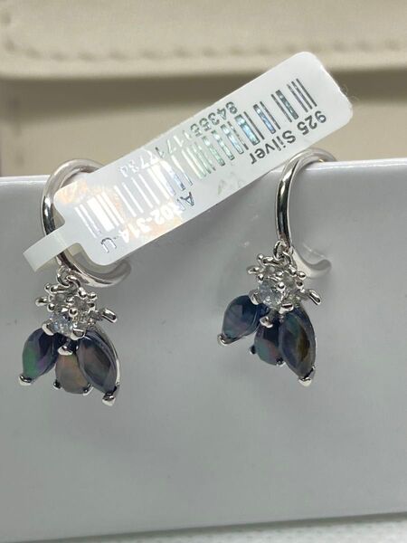未使用 PDPAOLA(ピーディーパオラ) silver925ピアス スターリングシルバー/スペイン/フラワーモチーフ 天然
