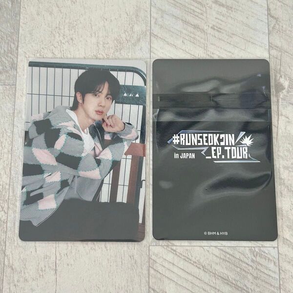 BTS ジン RUNSEOKJIN in JAPAN VネックTシャツトレカ