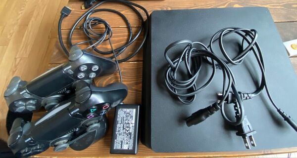 SONY PS4 ブラック コントローラー2個付き PS2 PS5
