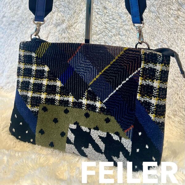 未使用級美品FEILER フェイラー ビージェントルマン ショルダーバッグ