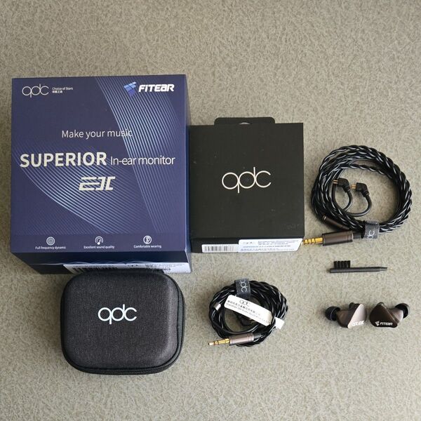 qdc FITEAR SUPERIOR EX 4.4mm バランスケーブル付き