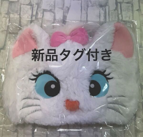 新品未使用 ディズニー ファンキャップ マリー 帽子 おしゃれキャット 白