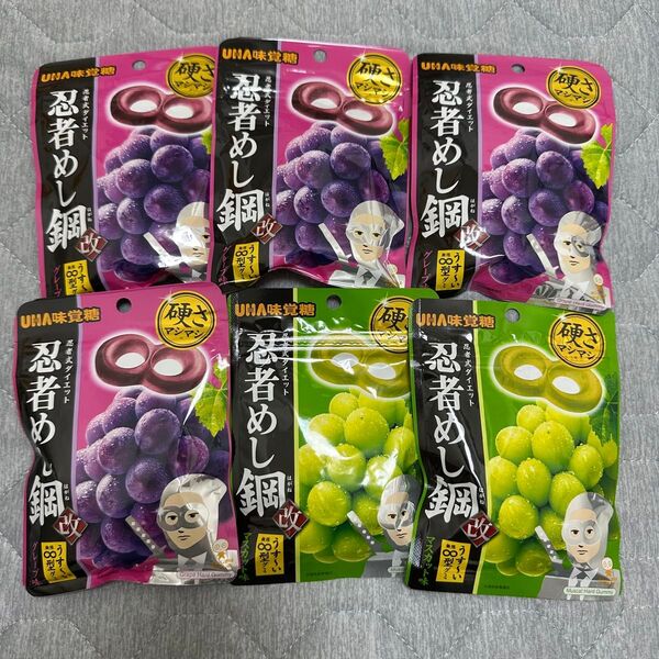 【6袋セット】忍者めし 鋼 改 グレープ味 マスカット味