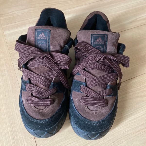 アディダス アディマティック us10 adidas adimatic スニーカー ブラウン size28.0㎝ 古着