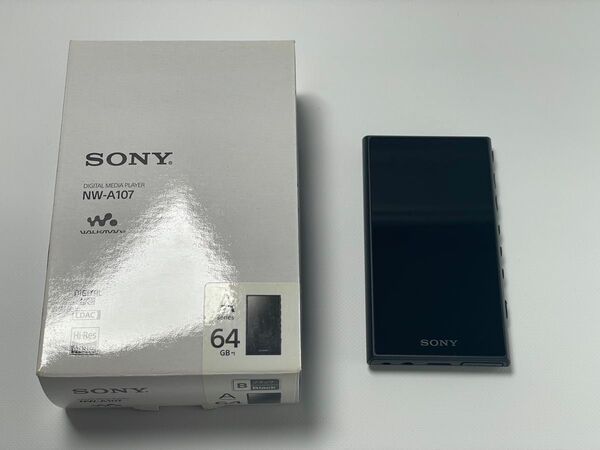 SONY WALKMAN NW-A107 純正ケース・64GB SDカード付