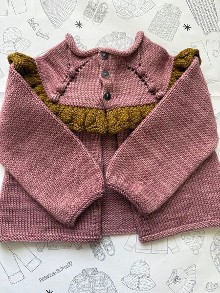 misha and puff ラッフルカーディガン 12-18m