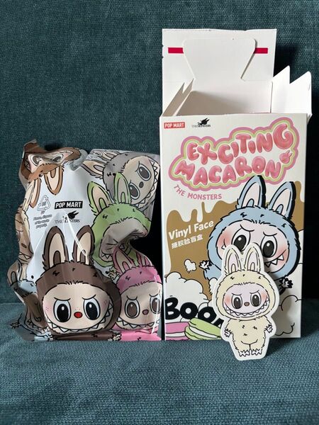 ラブブ Labubu THE MONSTERS Exciting Macaron ぬいぐるみ Soymilk 正規品 新品未開封
