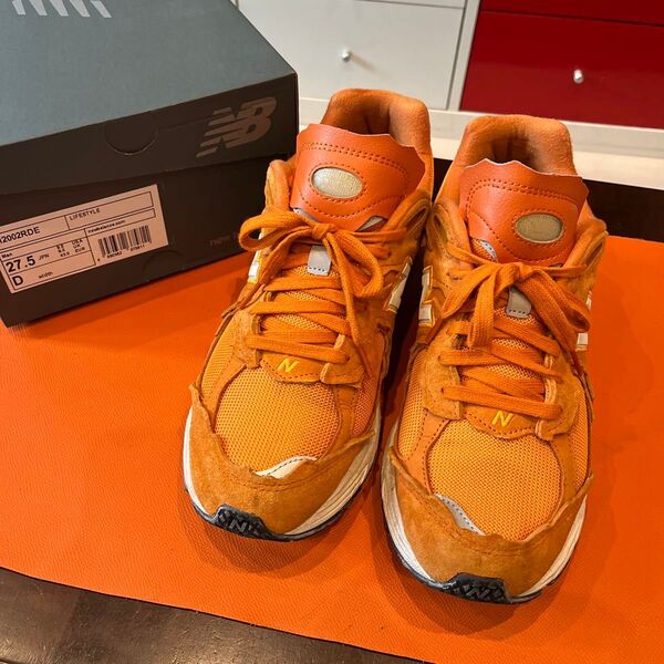 New Balance M2002RDEオレンジ 27.5cm プロテクションパック ニューバランス