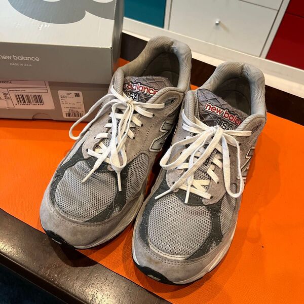 New Balance M990GL3 グレー 右28.0cm 左27.0cm