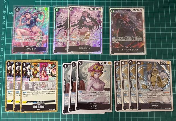 ワンピースカード ニコロビン ドラゴン コアラ ハック 革命軍デッキパーツ