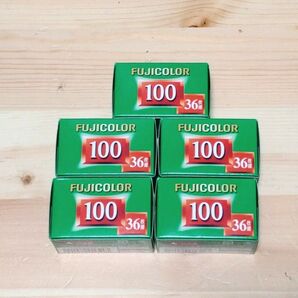 富士フィルム カラーネガフィルム FUJICOLOR100 36枚撮5本