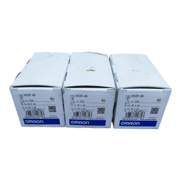オムロン ソリッドステートタイマ H3CR-A8 AC24-48/DC12-48 3個セット