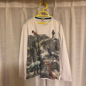 ポールスミス 恐竜 長袖Tシャツ 10A キッズ ホワイト