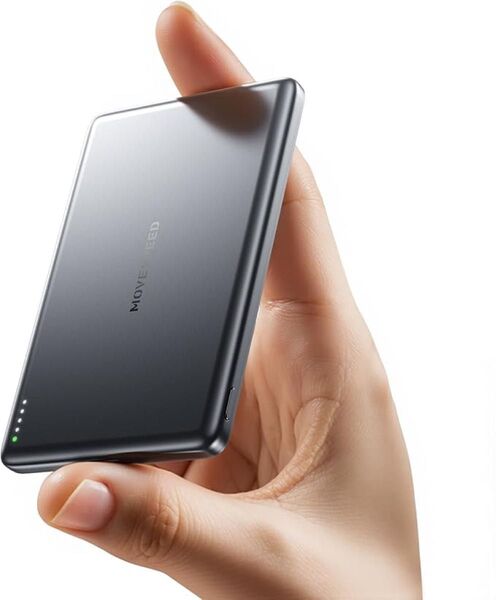 新品 モバイルバッテリー 5000mah magsafe 小型 軽量 PSE認証済み ホワイト 軽量 通勤 通学