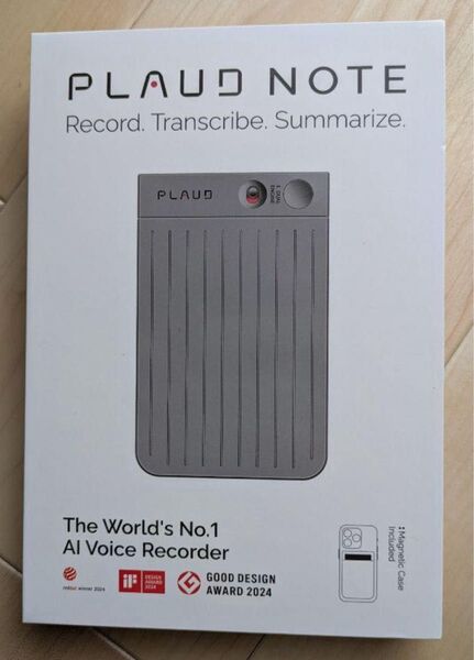 【新品未開封】PLAUD NOTE AIボイスレコーダー AI文字起こし 議事録自動作成