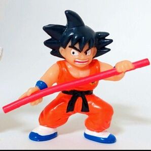 旧HGドラゴンボールフィギュア【 孫悟空】完全未使用品☆美品☆少年期 如意棒 しっぽ 絶版品☆平成レトロ【☆激レア品☆】