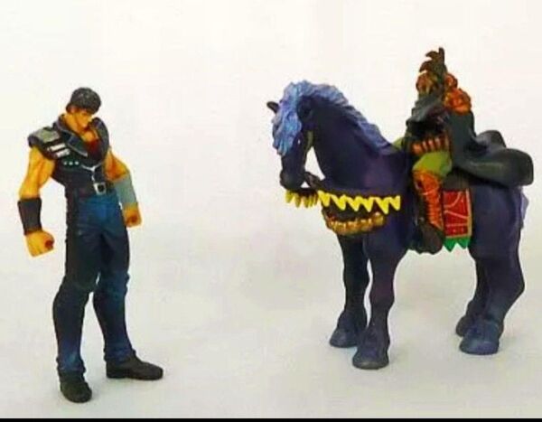 北斗の拳 ミニフィギュア スペシャル【 ケンシロウvsラオウ】完全未使用品☆美品☆武論尊原哲夫北斗神拳究極奥義 無想転生 黒王号