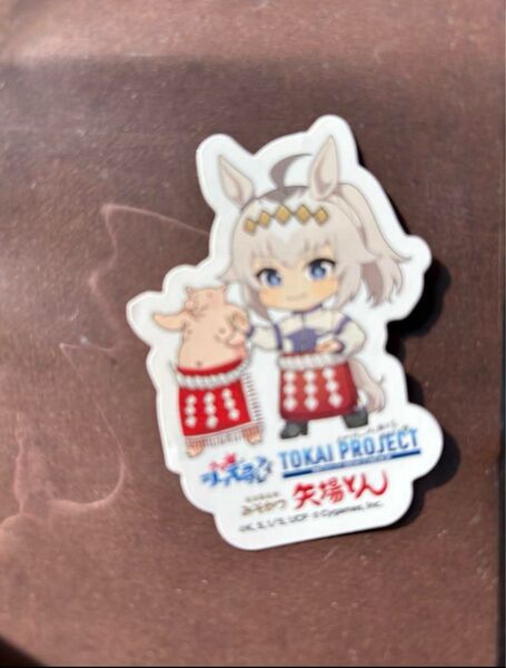 矢場とん ウマ娘ステッカー 矢場とんコラボ シンデレラグレイ オグリキャップ