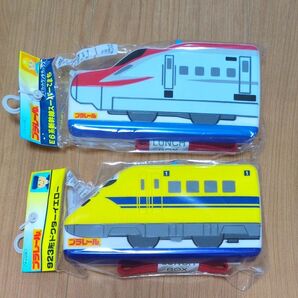 新品 プラレール ランチボックス 2個 こまち ドクター イエロー 新幹線 お弁当箱