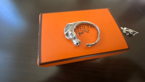 HERMES エルメス リング シルバー 馬 ホース 指輪