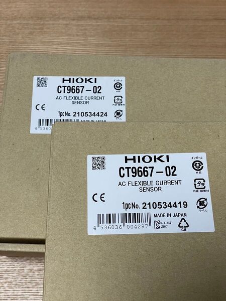 AC フレキシブルカレントセンサ CT9667-02 2台セット HIOKI