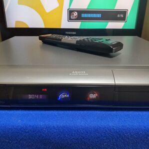 シャープAQUOSデジタルハイビジョンレコーダー『DV-AC82』☆HDMI搭載250GB◎録画/再生/ダビング可◎純正リモコン付