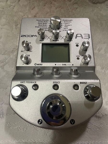 ZOOM A3 Pre-Amp & Effects for Acoustic Guitar