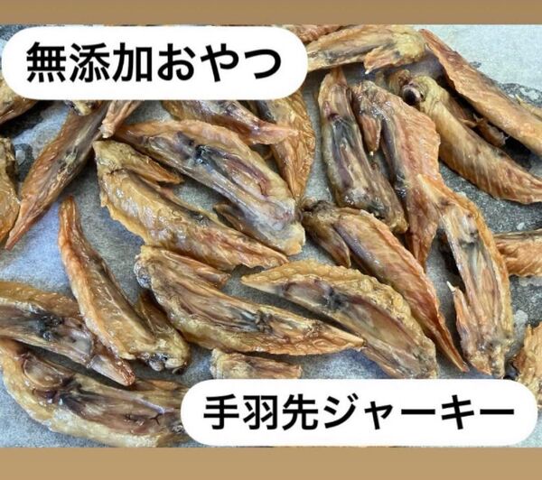 犬用 無添加国産おやつ 手羽先ジャーキー 50g