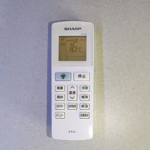 SHARP エアコンリモコン B034JB 対応機種AY-L22DH他