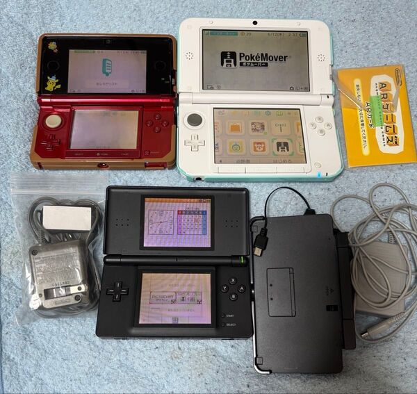 Nintendo 3DS、DS 本体、充電器、ポケモンゲームなどまとめて