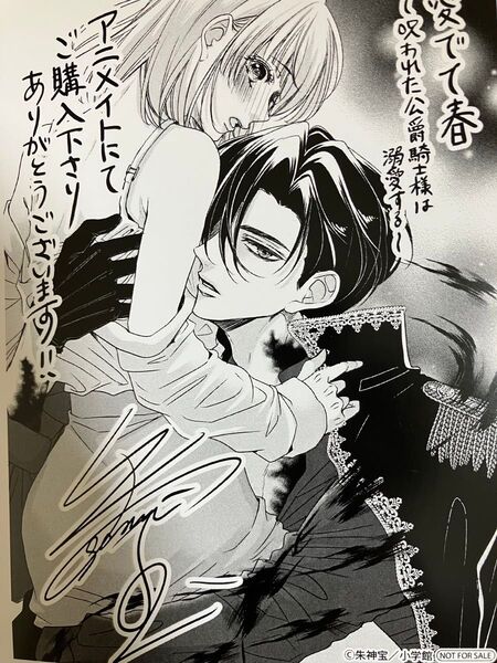 愛でて春~呪われた公爵騎士様は溺愛す 特典のみ 朱神宝