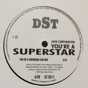 12inchレコード LOVE CORPORATION / YOU'RE A SUPERSTAR