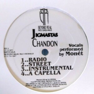 12inchレコード　 JIGMASTAS / CHANDON