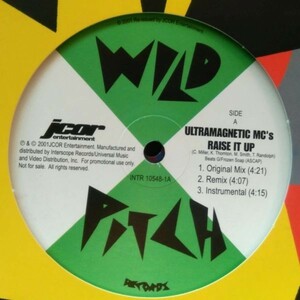 12inchレコード　 ULTRAMAGNETIC MC'S / RAISE IT UP