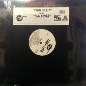 12inchレコード　 TREK LIFE / MIND RIGHT (シールド)