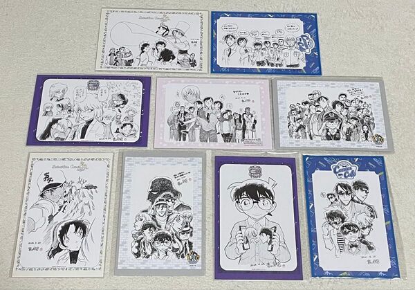 名探偵コナン 30周年コナンカフェ 事前予約特典 ポストカード セミコンプセット まとめ売り